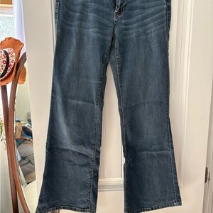 CAbi Dark Blue Flare Jeans